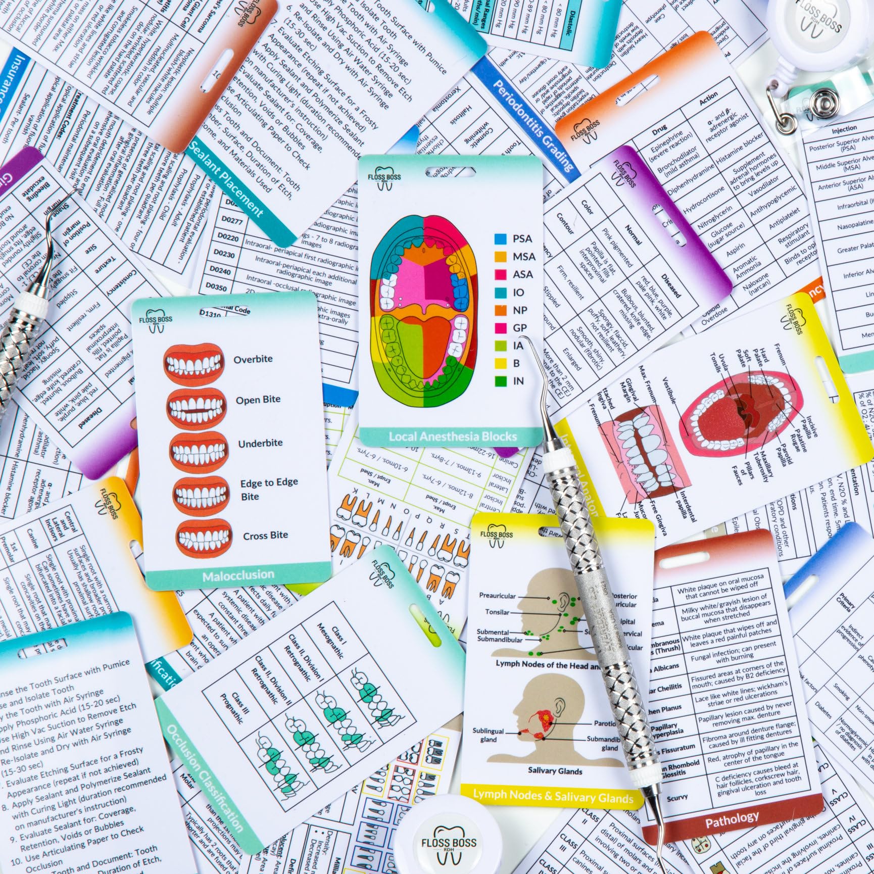 Dental Hygiene Reference & Study Cards