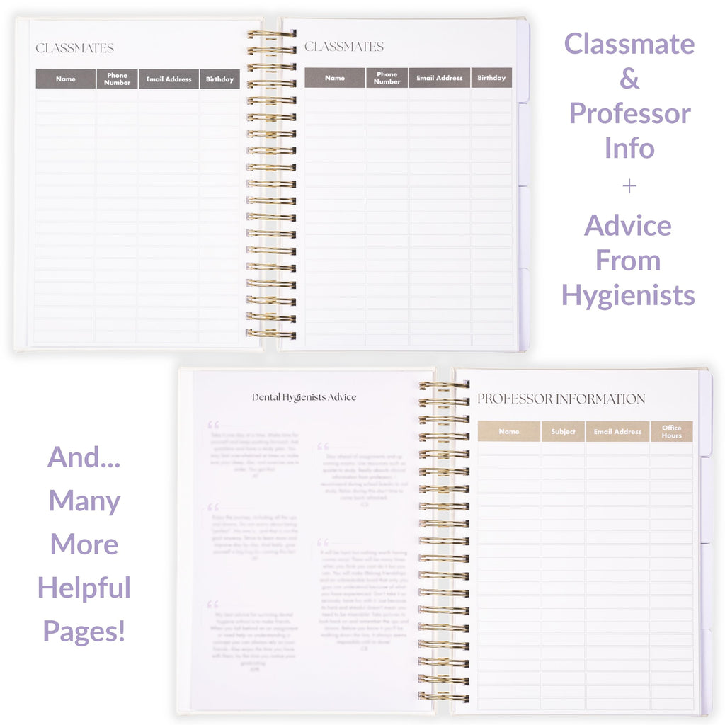 The Ultimate Dental Hygiene Student Planner (Undated) - inspireRDH