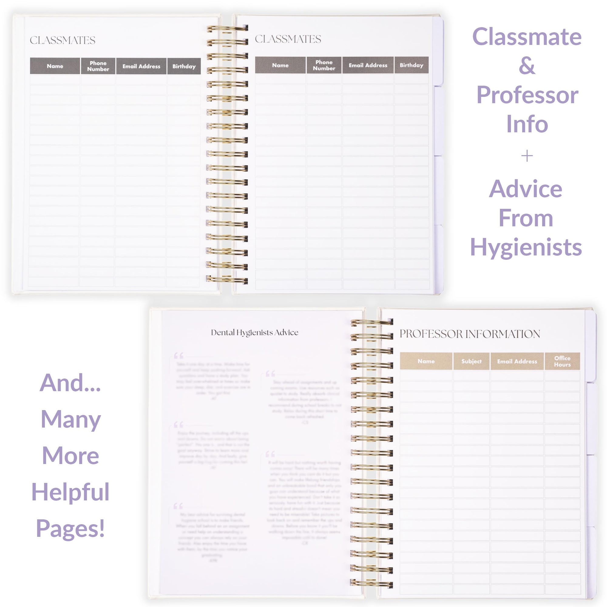 The Ultimate Dental Hygiene Student Planner (Undated) - inspireRDH